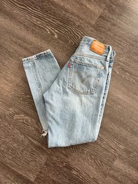 Levi's Premium Distressed 501 S Skinny Big E High-Rise Jeans